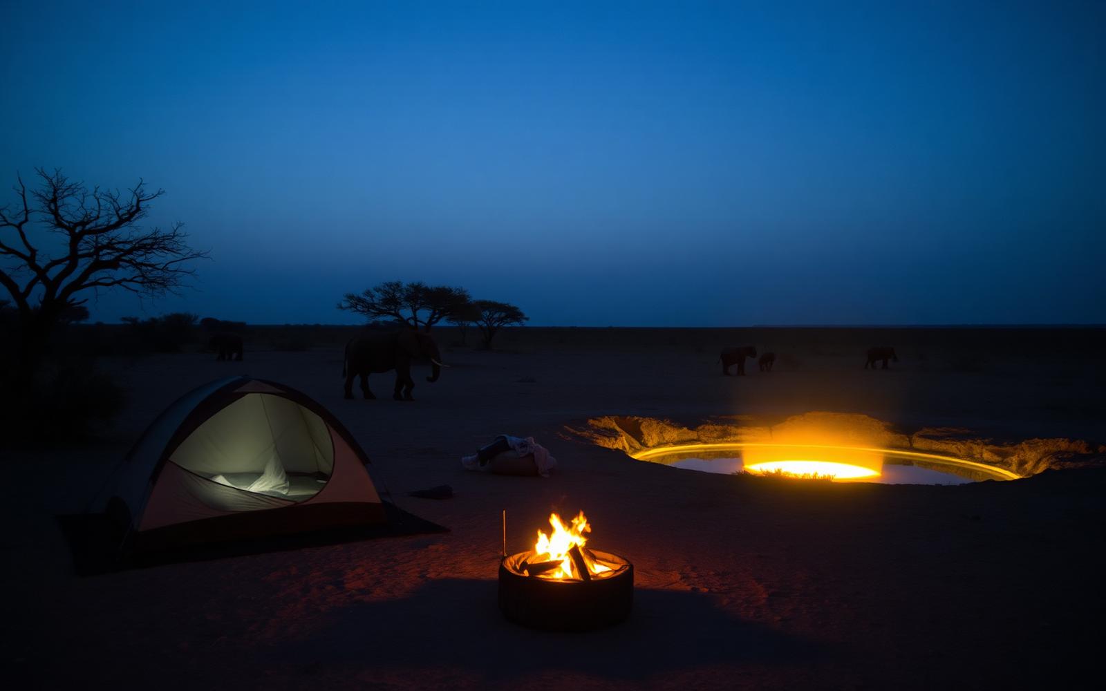 Camping in Etosha — Okaukuejo, Halali, Namutoni Compared — Camping guide, Namibia