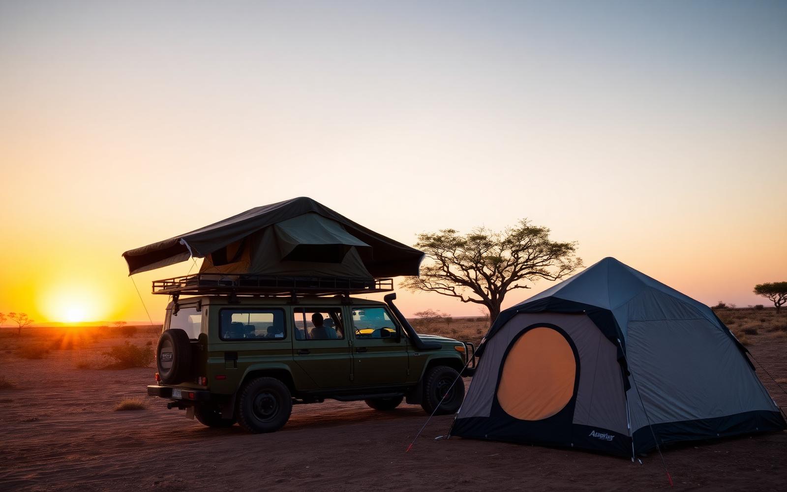 Roof Tent vs Ground Tent on a 4x4 Setup — 4x4 Rentals guide, Namibia
